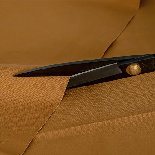 Simple&Opulence 100% Cotton Canvas Fabric 10oz. 59 Inch by The Yard, Nature Duck Fabric Textile Medium Weight for Painting, Sewing, Crafts, Embroidery, Bag, Handmade Home Decor(1 Yard, Khaki) - color: Khaki, size: 1 Yard