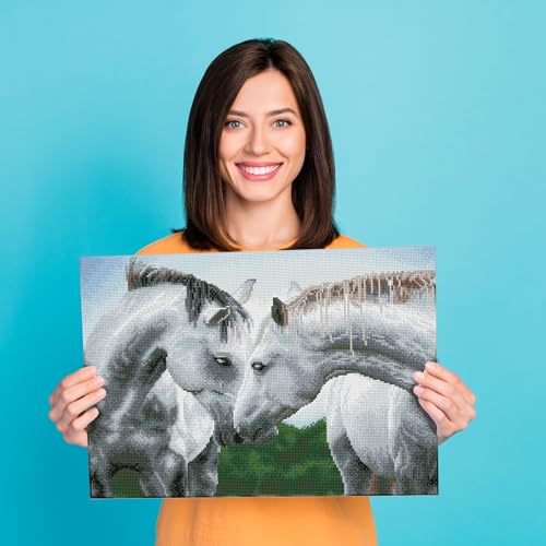 DIAMOND DOTZ Sweet Talk Horse Diamond Painting Kit for Adults with Gems