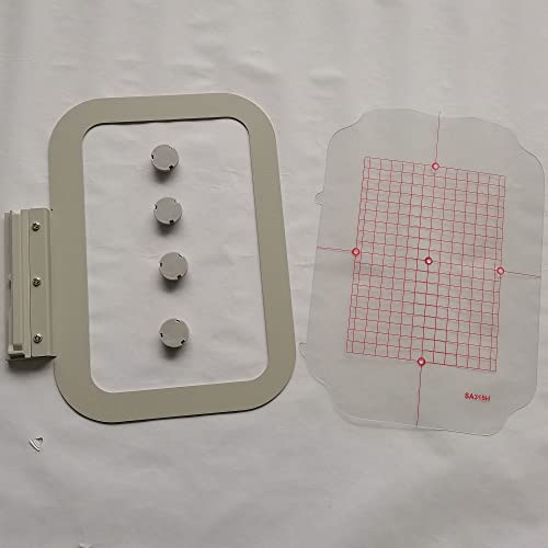 HONEYSEW Embroidery Hoops for Brother Innovis NQ1600E NQ1400E NQ3600D Dream Machine 2 VE2200 4000D 1500D V7 V5 VM5200 Babylock Embroidery Machine Hoop (Metal Magnetic Hoop 5"x7" (SA439)) - color: Metal Magnetic 5x7" SA439