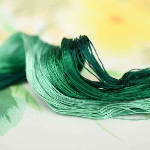 Natural 100% Mulberry Handmade Embroidery Silk Thread Silk Floss (89) - color: 89