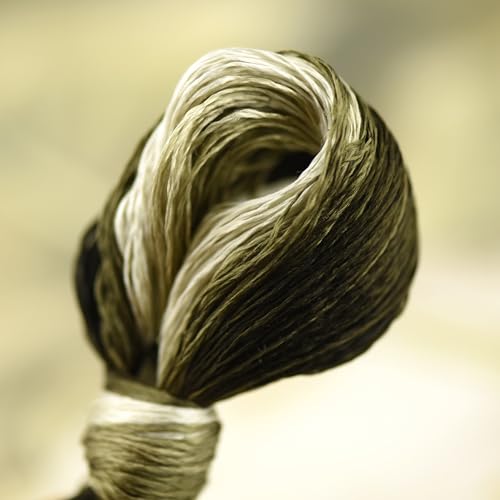 Natural 100% Mulberry Handmade Embroidery Silk Thread Silk Floss (67) - color: 67