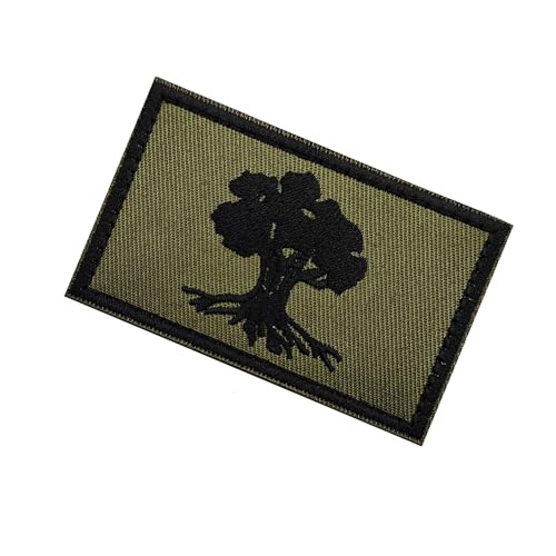 Israel Golan Flag Hook Loop Patch 3.15x1.97 Inch 2 Pack - color: color_a