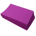 Polyester Felt Sheet Stiff 15 Sheets 20 x 30 cm(7-7/8 X 11-7/8 in 5/64 in Thick) (Purple1) - color: Purple1