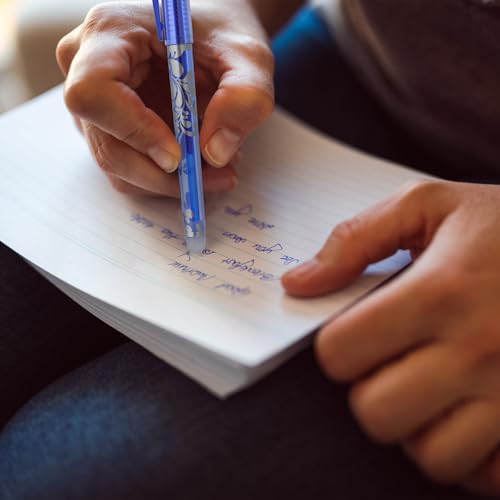 PATIKIL 3Pack Erasable Gel Pens with 50 Refills & 2 Erasers, 0.5mm Heat Erasable Pens for Fabric Orange Ink Fabric Markers for Sewing Quilting Planner Writing - color: Orange