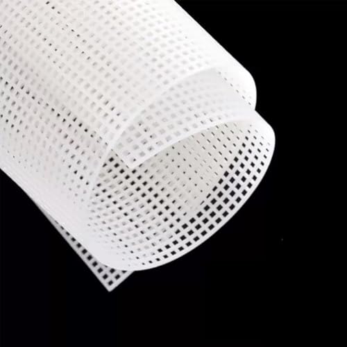 Allazone 3 PCS Plastic Canvas, 19.3 x 13 Inch Plastic Mesh Sheet for Cross Stitch, Embroidery, Knit Crochet Projects - color: 3 PCS - Large