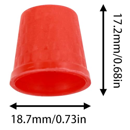 zutisay Plastic Sewing Quilting Thimbles Red Sewing Thimble red thimbles for Hand Quilting Suitable for Needle Patchwork Embroidery, etc. (red) 30pcs