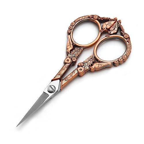 4.5" Vintage European Style Scissor for Cross Stitch Embroidery DIY