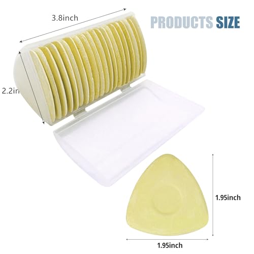 Tailors Chalk,20 Pack Triangle Tailor's Fabric Marker Chalk,Fabric Markers for Sewing,Sewing Notions & Accessories (Yellow) - color: Yellow