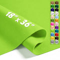 Lime Green 18" X 36" Felt Fabric Sheet - 1.6mm Thickness - color: Lime Green, size: 18" x 36"