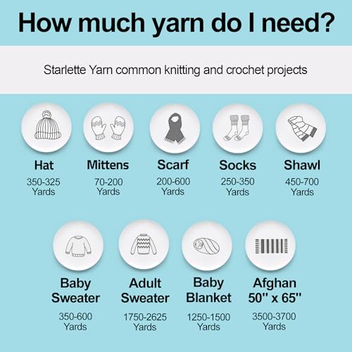 Mary Maxim Starlette Yarn, Acrylic Yarn, 3.5 OZ, 180 Yards, Teal Heather - color: Teal Heather