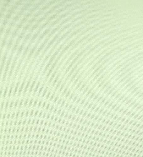 KCS 3 pc of 12" x 18"(30cmx45cm) Counted Cotton Aida Cloth Cross Stitch Fabric (Light Green,18CT) - color: Light Green, size: 18CT