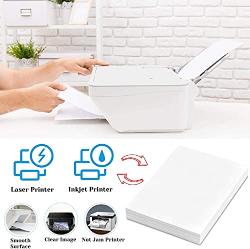 Vellum Paper Translucent Printable 110 Sheets 8.5x11 Inches for Wedding Invitations,Scrapbook Project (8.5x11 Inches, 93GSM/63LBS) - color: Translucent-110 Sheets