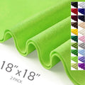 Apple Green Felt Fabric Sheets 18" x 18" (2 Pack) 1.6mm Soft Craft Felt - color: Apple Green