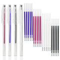 20 Pcs Heat Erasable Pens for Fabric 4 Colors Heat Erasable Fabric Marking Pens for Sewing Quilting Embroidery Dressmaking