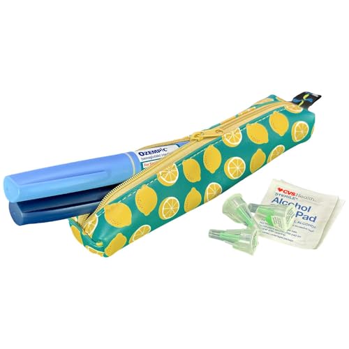 Sugar Medical MedMate GLP-1 & Insulin Pen Travel Case for 2 Pens - color: Lemonelle