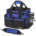 SCAVATA Compact Wearable Cleaning Caddy with Handle & Shoulder Straps - color: Blue