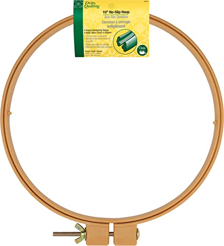 Dritz 3201 Plastic No-Slip Quilting Hoop, 10-Inch - size: 10-Inch
