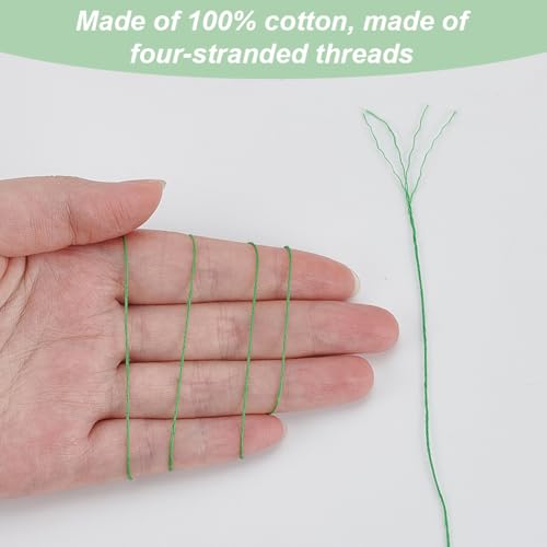 FREEBLOSS 6Pcs Sashiko Thread Sashiko Skein 6 * 50M Pure Cotton Embroidery Thread Japanese Sewing Threads Quilting & Embroidery Sewing Kit Supplies 6 Green Theme Colors - color: Light Green