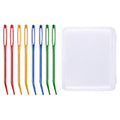 cuteDIY Aluminum Yarn Needles, Large Eye Bent Tip Darning Tapestry Set
