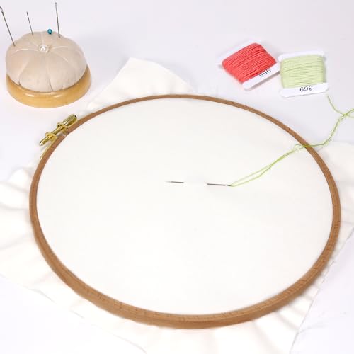 Caydo 3 Pieces Beech Wood Embroidery Hoops Set, 4 Inch to 6 Inch - style: 4-6 Inch