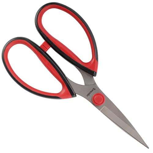 JubileeYarn Workhorse Bertha All Purpose Heavy Duty Scissors - Red & Black - 1 Unit - color: Workhorse Bertha - Red & Black, size: 1 Unit