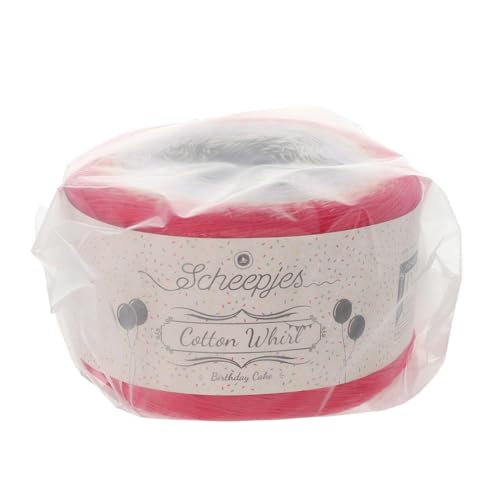 Scheepjes Cotton Whirl Yarn, 1000m, 798 Berry on Top, 100% Cotton - color: 798 Berry on Top