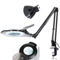KIRKAS LED Magnifying Lamp with Clamp, 2,200 Lumens Dimmable 28in 12X 30X - size: 28in-2