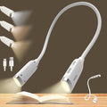 Neck Reading Light, 3 Color & Brightness Adjustable Book Light for Reading in Bed, Hands-Free, Lightweight, USB C Rechargeable, Eye-Caring, Perfect for Crafts, Camping, Kids & Adults (white) - color: White