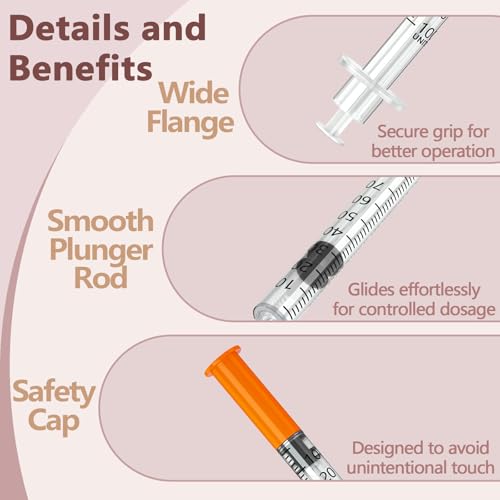 1ml 29G 5/16" (8mm), Individually Wrapped Laboratory Tools, Box of 100 - size: 1ml 29G 5/16 Inch