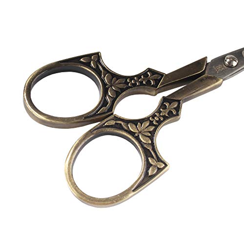 JubileeYarn Antique Style Heirloom Embroidery Craft Scissors - Bronze - 1 Scissor - color: Antique Heirloom - Bronze, size: 1 Scissor