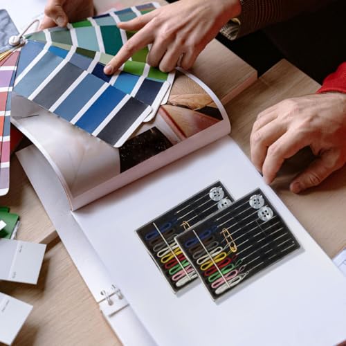 QHAJRYYC 2 Boxes Easy Pre Threaded Needle Kit, Prethreaded Sewing Kits - color: Assorted Colors