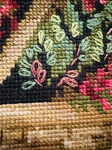 RIOLIS - Scottish Heather 1324, Cross Stitch Kits 9.75"x9.75", Cross Stitch Kits for Adults, Counted Cross Stitch Kits, Embroidery Kit for Beginners & Advanced, Floral Crossstitching Kits