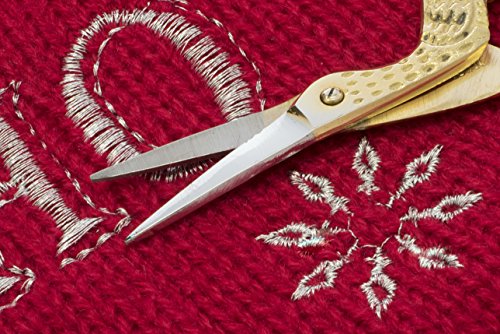 SE Premium Quality 3 1/2-Inch Stork Scissors, Gold Color - SP27G