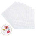 BENECREAT 14 Pieces White Cotton Fabric Embroidery Fabric, 12x12inch Square Aida Cloth Cotton Cross Stitch Cloth for Making Garment Craft