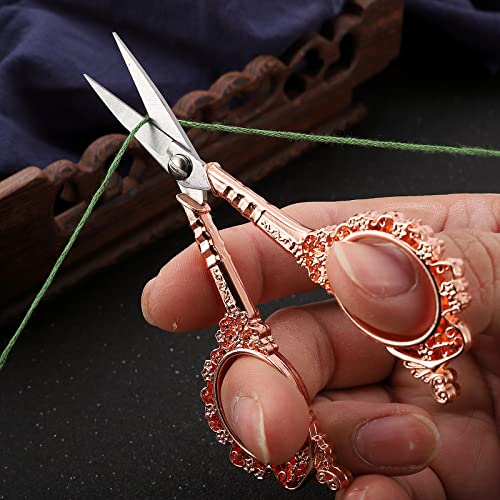 Sewing Embroidery Scissors, Little Crochet Shears - color: Rose Gold