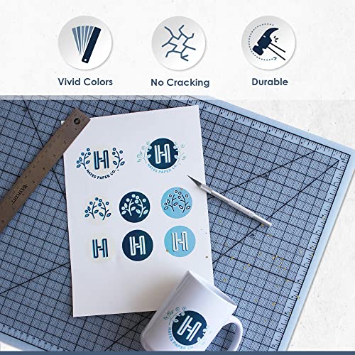 Hayes Paper, Waterslide Decal Paper INKJET WHITE 20 Sheets Premium Water Slide Transfer Paper, Bright White, A4 Size, 8.25 x 11.7 Inch - color: Inkjet - White, size: A4 - 20 Sheets
