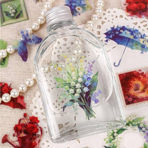 120 Pcs Vintage Floral Stickers for Scrapbooking and Journaling - color: Floral Dream