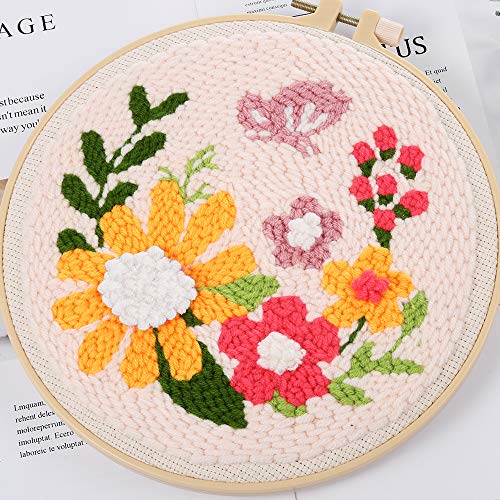 Pllieay Punch Needle Embroidery Starter Kits for Kids and Adults Beginners - size: 1 Style