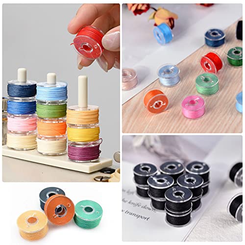 100 Pcs Bobbins, Bobbins for Brother Sewing Machine, Plastic Bobbin, Sewing Bobbins Class 15 Bobbins, Bobbins for Singer Sewing Machine Bobbins for Sin-ger/Bro-Ther - size: 100 PCS