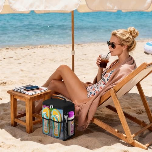 Lifewit Mesh Shower Caddy, Hanging Bathroom Organizer with Slipper pockets - color: Black