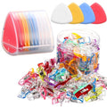 YooNotee 10 Pcs Tailors Chalk and 50 Pcs Sewing Clips Set, Fabric Markers