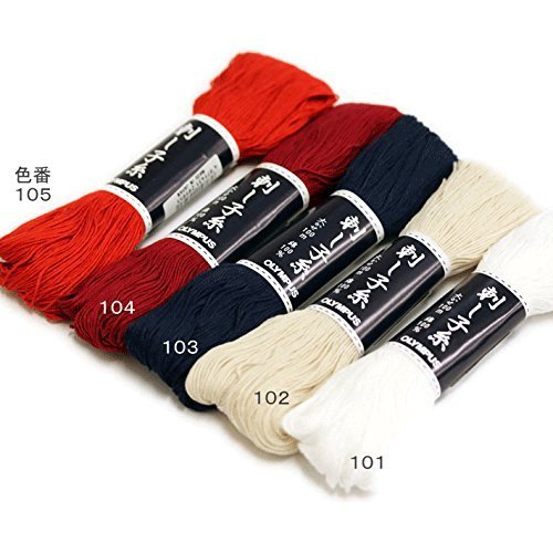 Shibori Dragon Sashiko Large Skein 111yds Thread, Off-White - size: 3937.01 inches