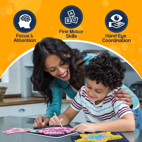 jackinthebox Poke Art Space Crafts Kits for Boys Kid, Activity Toy Ages 4-8 - style: Space