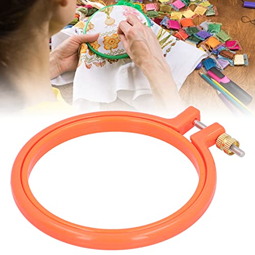 Cross Stitch Embroidery Hoop, Cross Stitch Embroidery Circle Adjustable Cross Stitch Hoop Ring for Embroidery for Sewing for Craft for Art(4 inches)