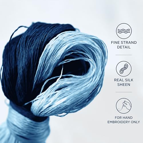 Mulberry Silk Floss Embroidery Thread Floss-Cross Stitch Threads China Silk Woven Jewelry Threads DIY Sewing Kits (56) - color: 56
