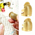 2 Pcs Metal Sewing Thimble for Hand Sewing Finger Protector
