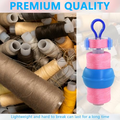 SHRJ 142pcs Bobbin Thread Buddies Set, Sewing Thread Organizing Clips, Bobbin Holders Clips, Spools Savers Huggers for Embroidery Quilting Sewing Accessory Spool Organizing