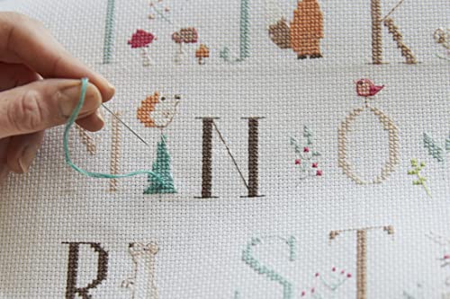 DMC Animal Alphabet Sampler Cross Stitch Kit