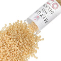 Miyuki Delica Seed Beads - color: DB1581 - Matte Opaque Pear