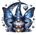 Gnome Stamped Cross Stitch Kits Flower Cross Stitch Patterns,Dimensions Cross Stitch Kits Embroidery Kit Arts and Crafts for Beginners 13.7x13.7 inch - color: D003